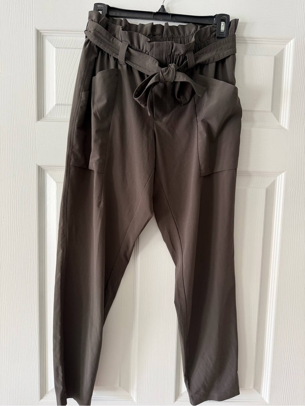 Athleta Dark Grey Elastic-Waist Pants